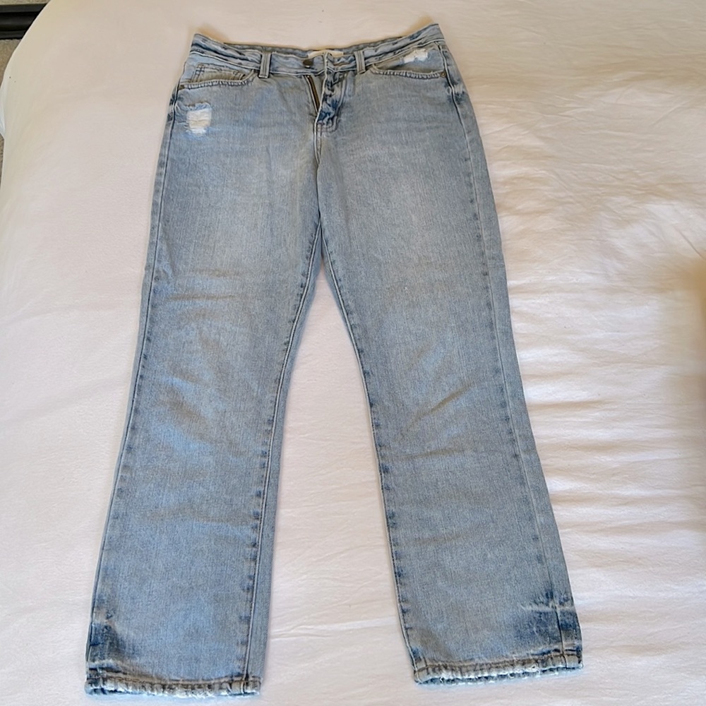 Just Black Denim (JBD) - Dani Retro Straight Jean. Light Denim